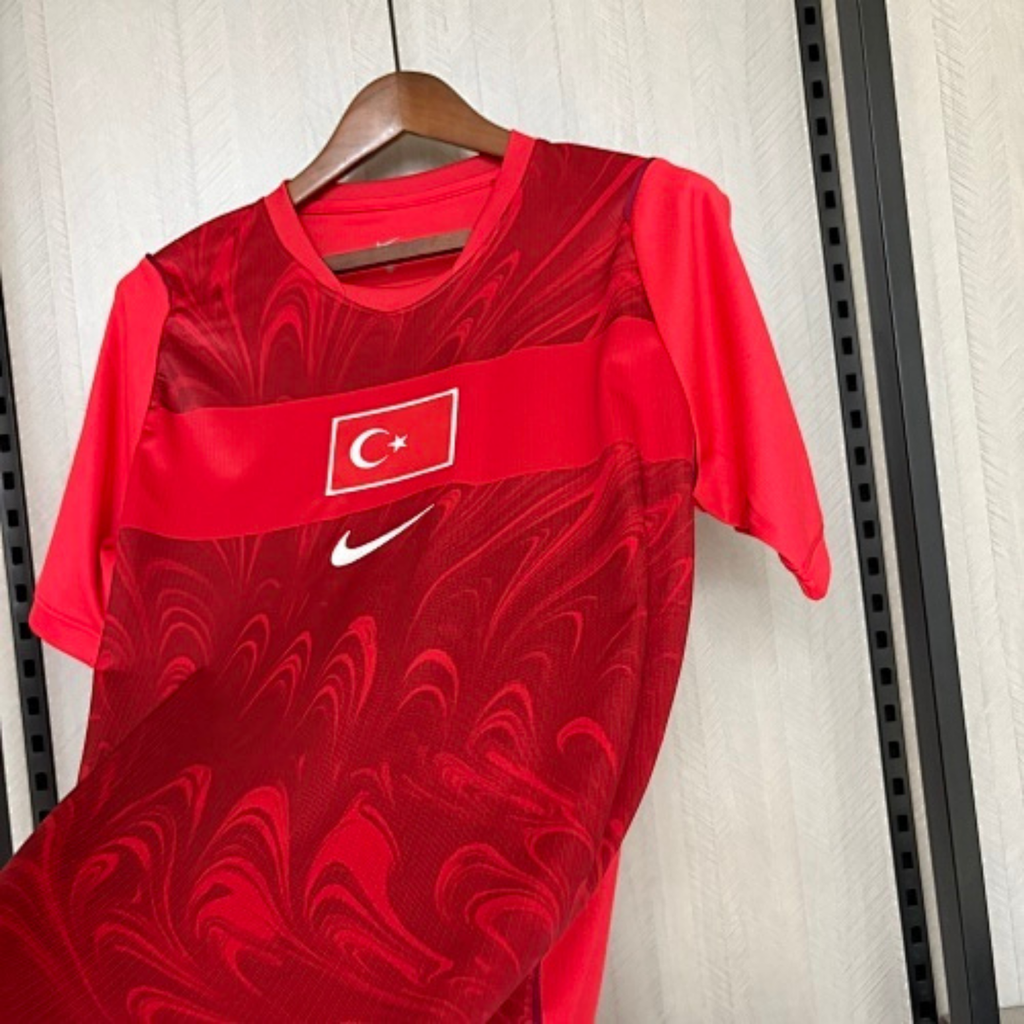 Maillot de football rouge turc – Nom et numéro personnalisés – Options Arda Güler, Çalhanoğlu, Kerem Aktürkoğlu – Maillot de football personnalisé