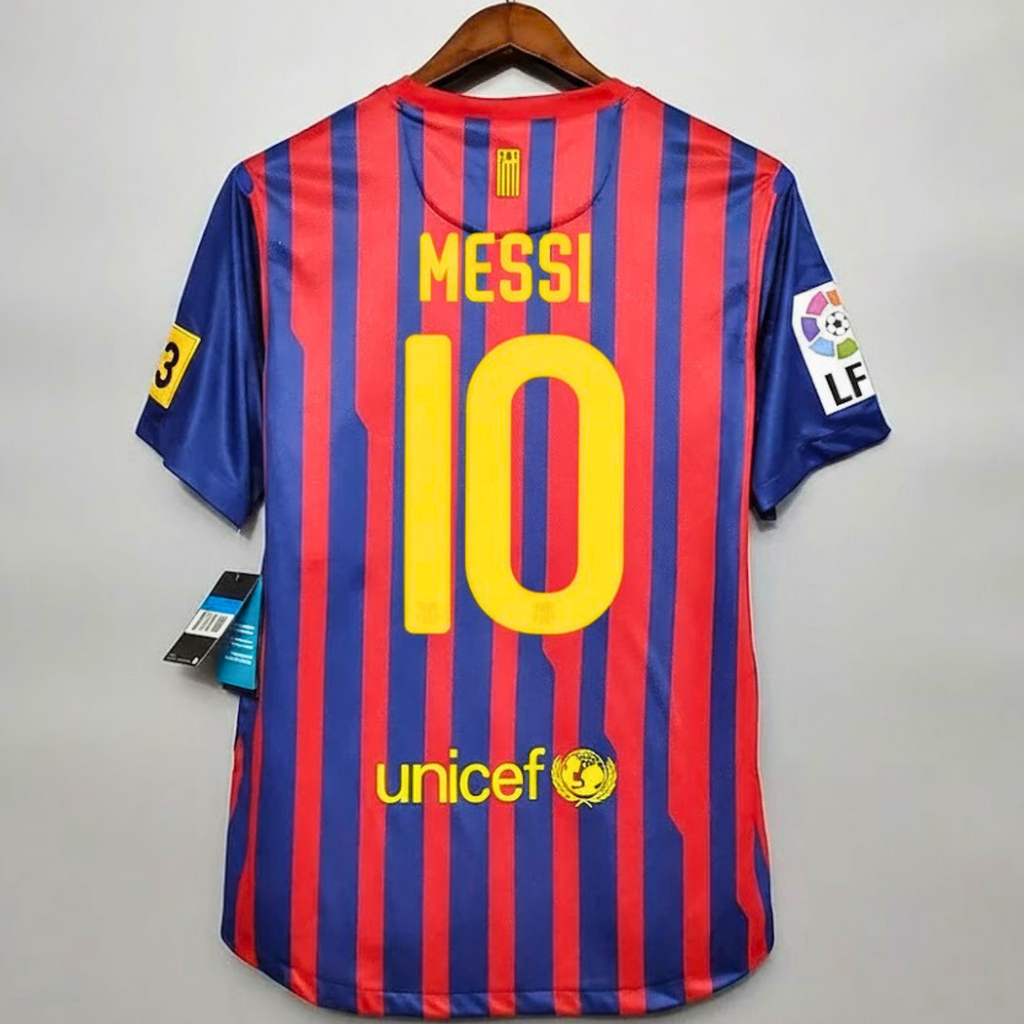 FC Barcelona 2011-12 Retro Home Jersey | #10 Lionel Messi | La Liga