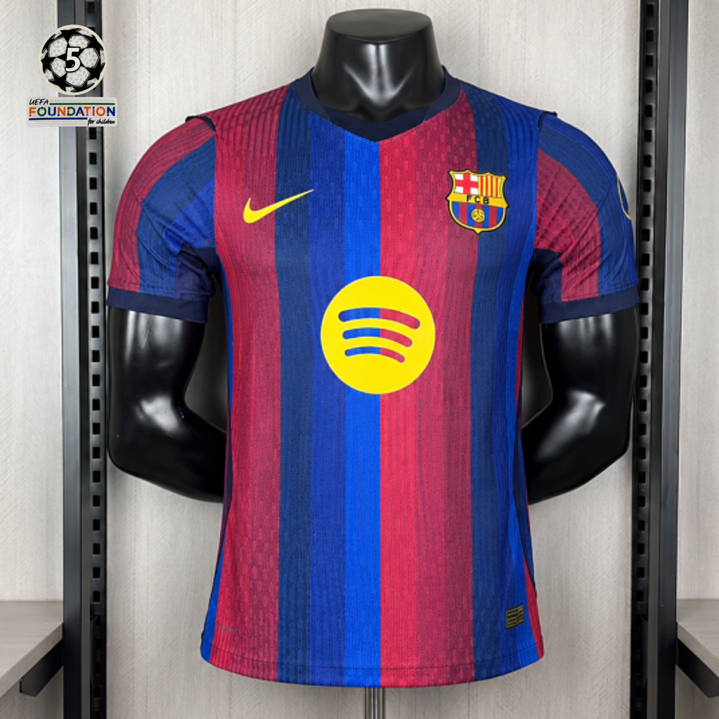 FC Barcelona 2026-27 Home Player Version Jersey | Cubarsi #5 | UCL Patch | Sizes S–3XL