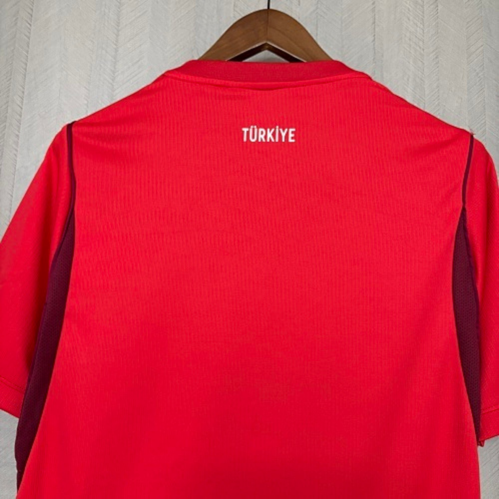 Maillot de football rouge turc – Nom et numéro personnalisés – Options Arda Güler, Çalhanoğlu, Kerem Aktürkoğlu – Maillot de football personnalisé