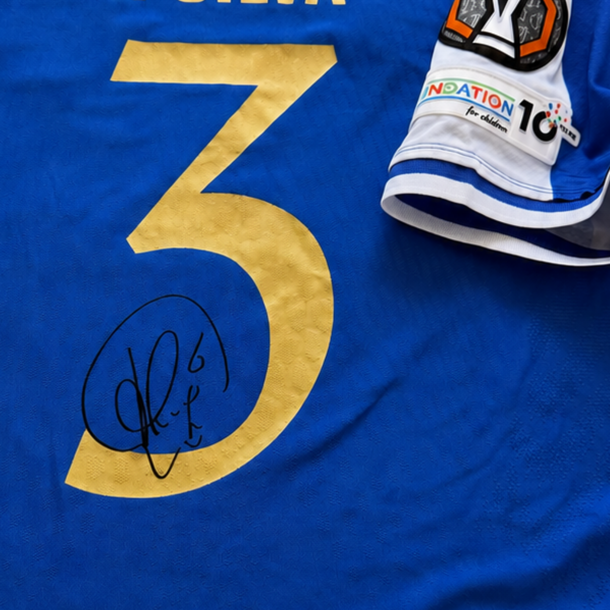 Maillot de football T. Silva signé style Porto 25/26 – Souvenir de collection Thiago Silva pour les fans
