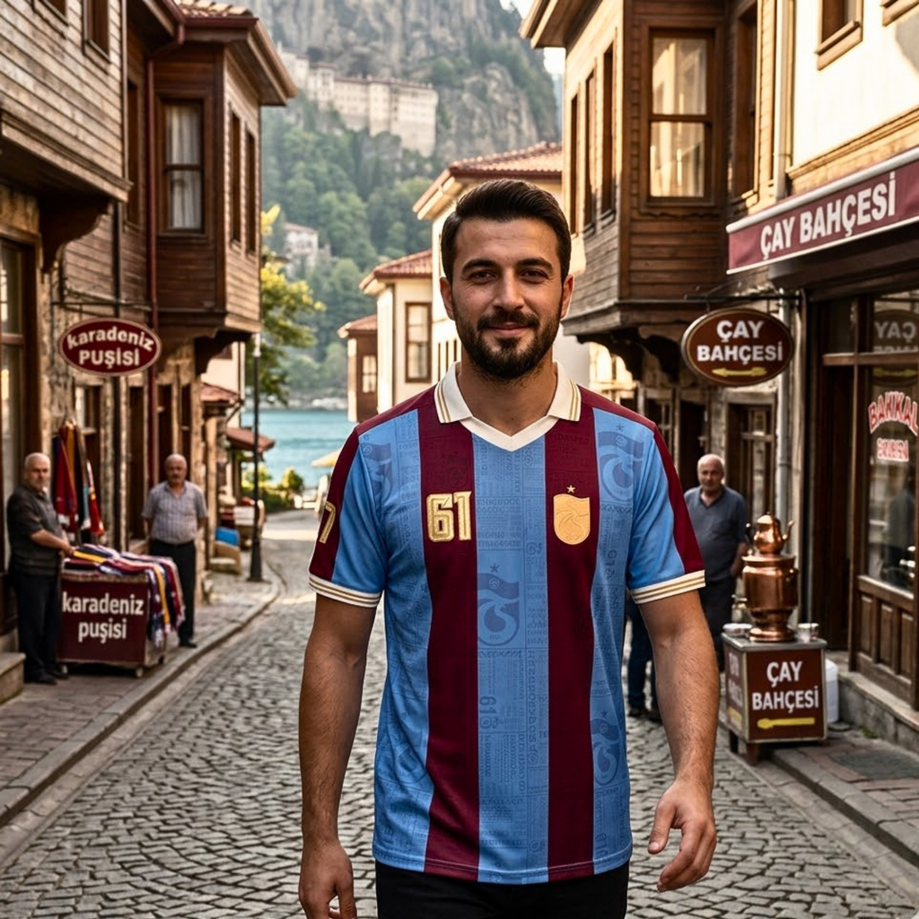 Maillot de football édition spéciale Trabzonspor 26/27 – Maillot unisexe style fan S–XXL