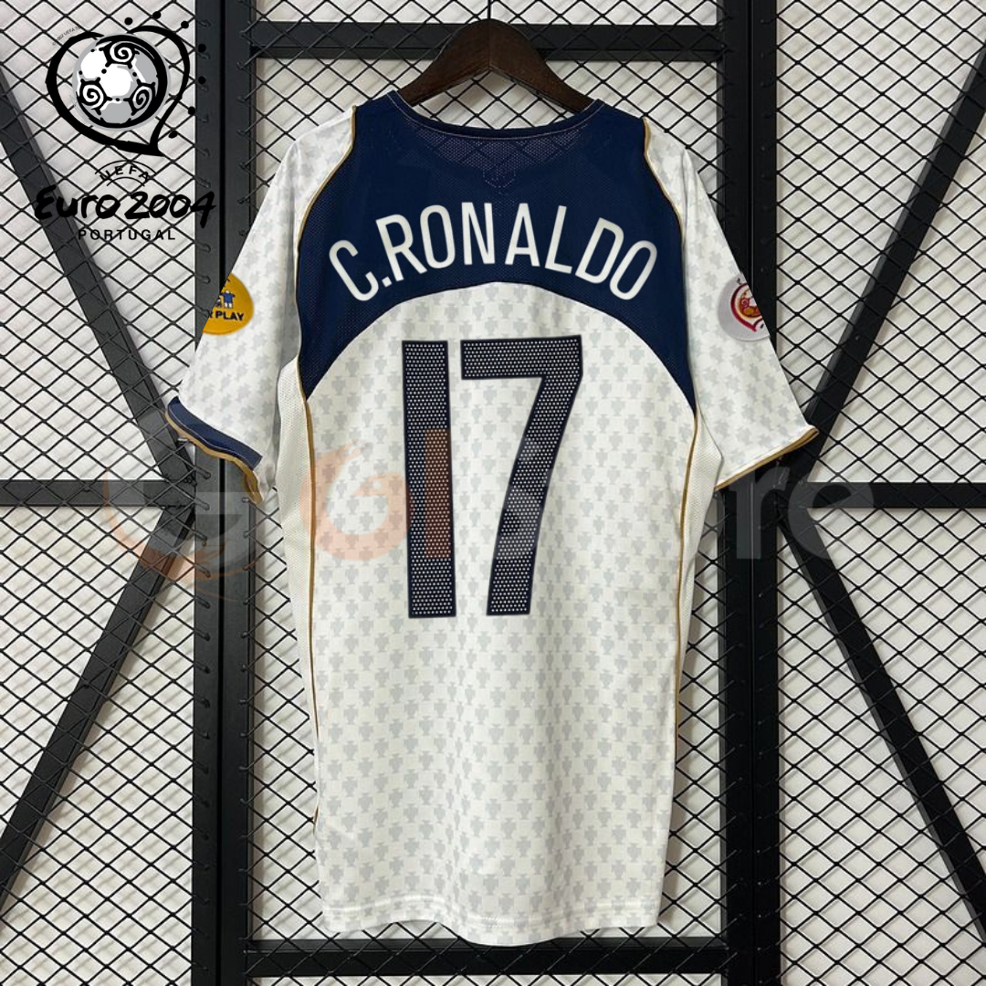 Portugal 2004 Away Jersey Ronaldo #17