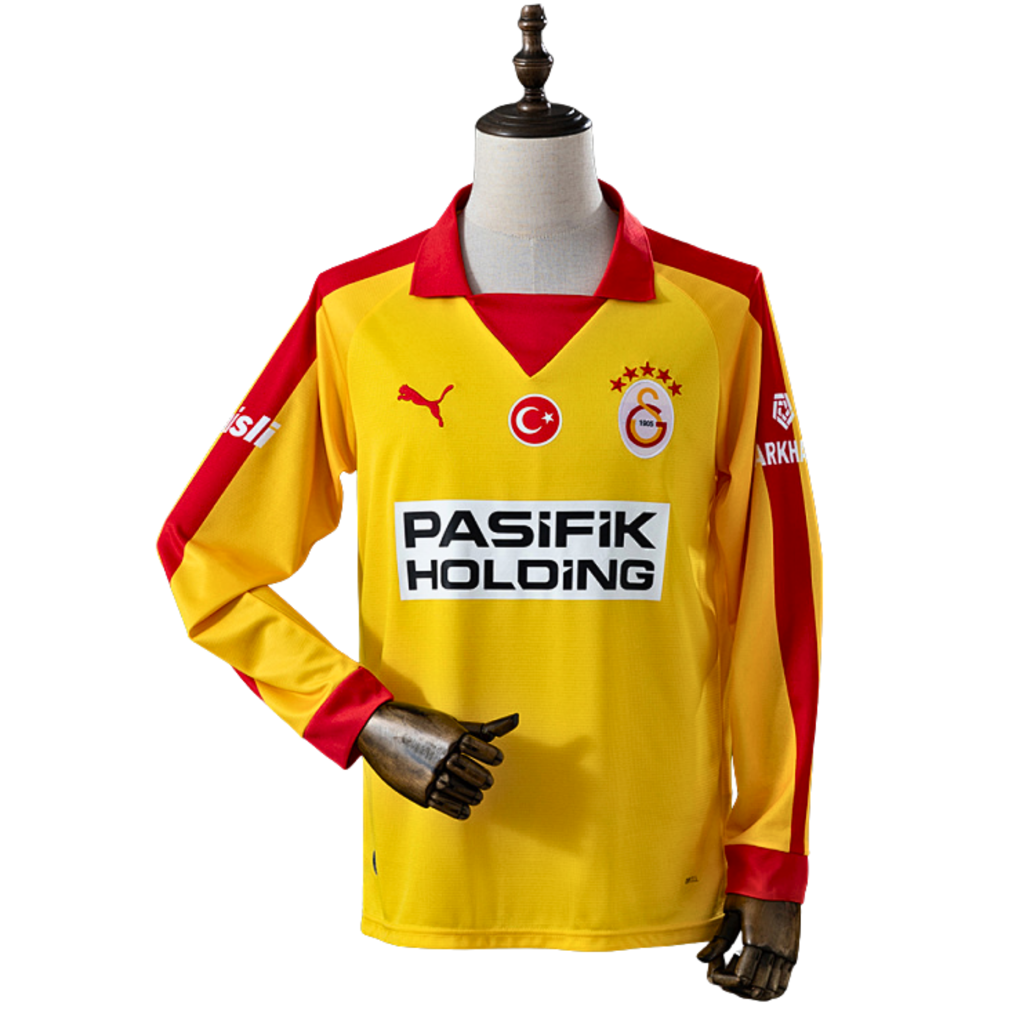 Maillot de Football Rétro Icardi N°9 Galatasaray 25/26 Manches Longues Jaune – Unisexe Tailles S–3XL