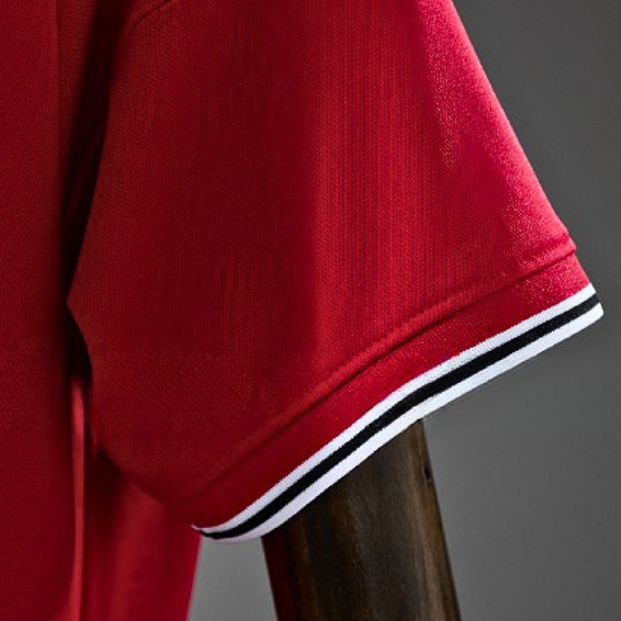 Maillot de football domicile unisexe à manches courtes Manchester United B.Fernandes n°8 26/27 – Édition Champions S–3XL