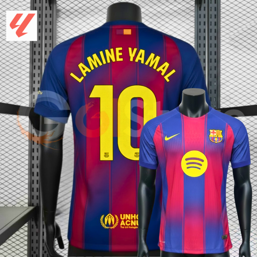 FC Barcelona 2025-26 Home Professional Jersey | #10 Lamine Yamal | La Liga