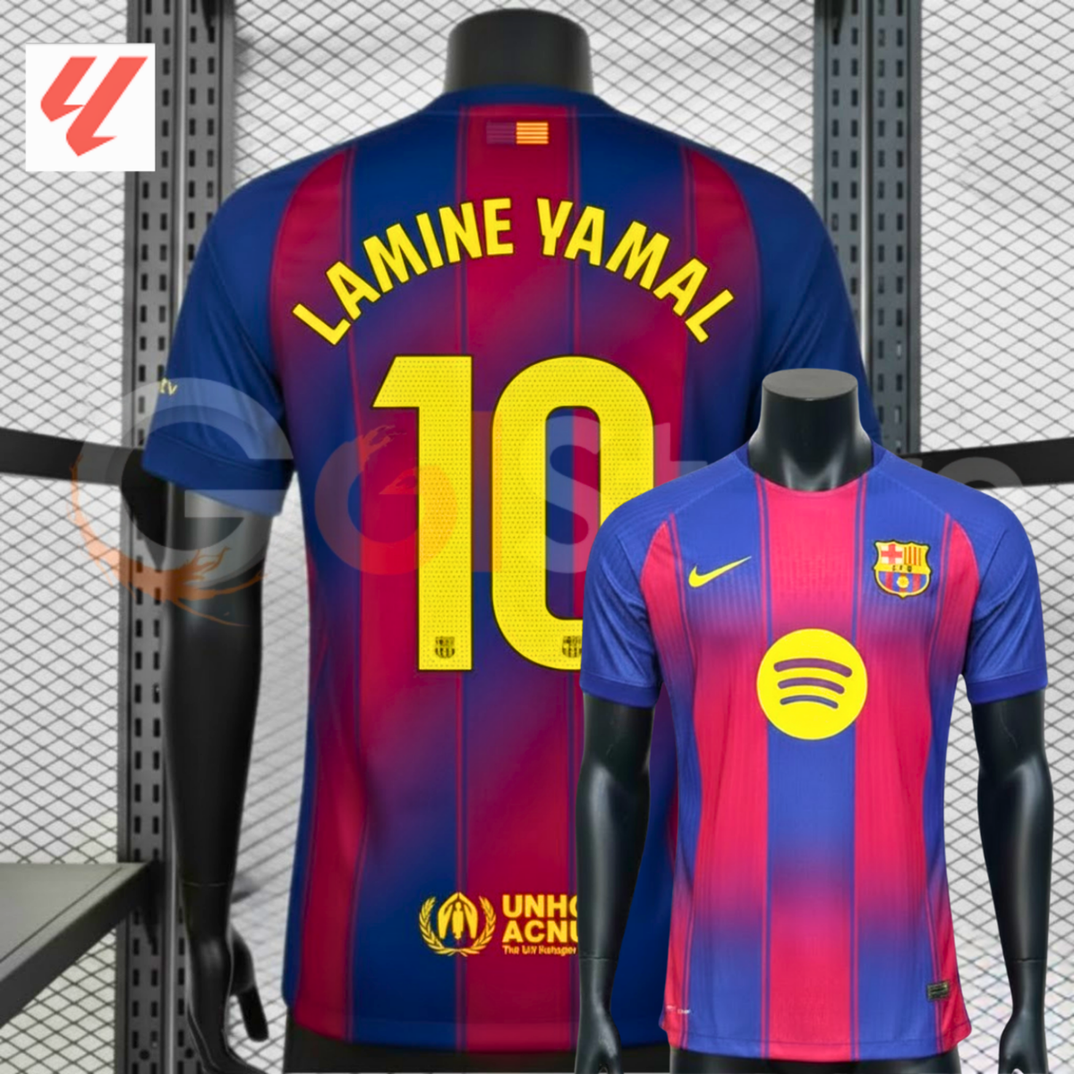 FC Barcelona 2025-26 Home Professional Jersey | #10 Lamine Yamal | La Liga