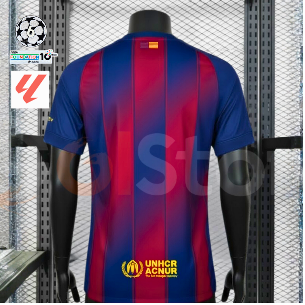 FC Barcelona 2025-26 Home Professional Jersey | Custom Name & Number | La Liga & UCL
