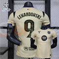 FC Barcelona 2025-26 Away Professional Jersey | #9 Robert Lewandowski | UCL
