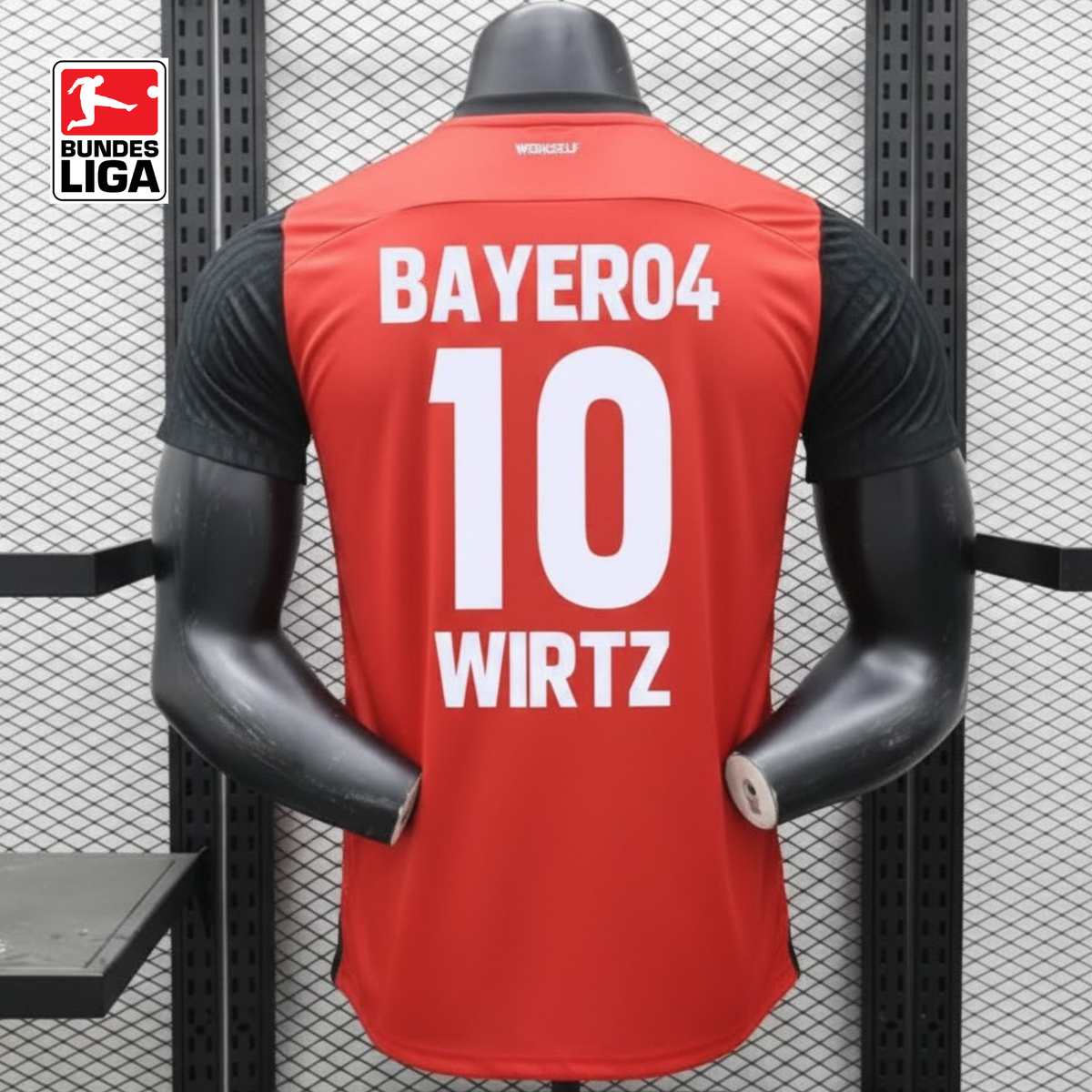 2024/25 Bayer Leverkusen Home Jersey Player Version #10 Wirtz Bundesliga