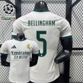 2026/27 Real Madrid Player Version Home White Jersey #5 Bellingham UCL Personalized