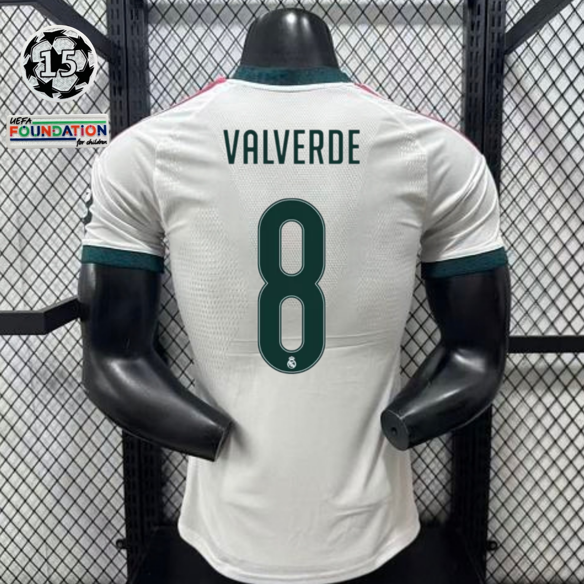 2026/27 Real Madrid Player Version Home White Jersey #8 Valverde UCL Personalized
