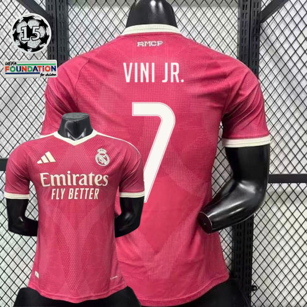 2026/27 Real Madrid Player Version Third Jersey #7 Vinicius Jr UCL Personalized