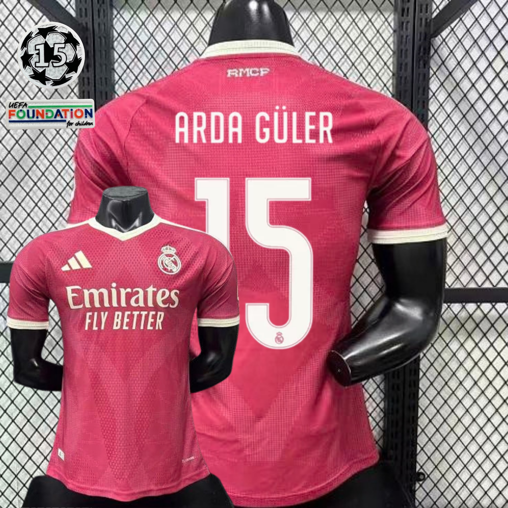 2026/27 Real Madrid Player Version Third Jersey #15 Arda Guler UCL Personalized