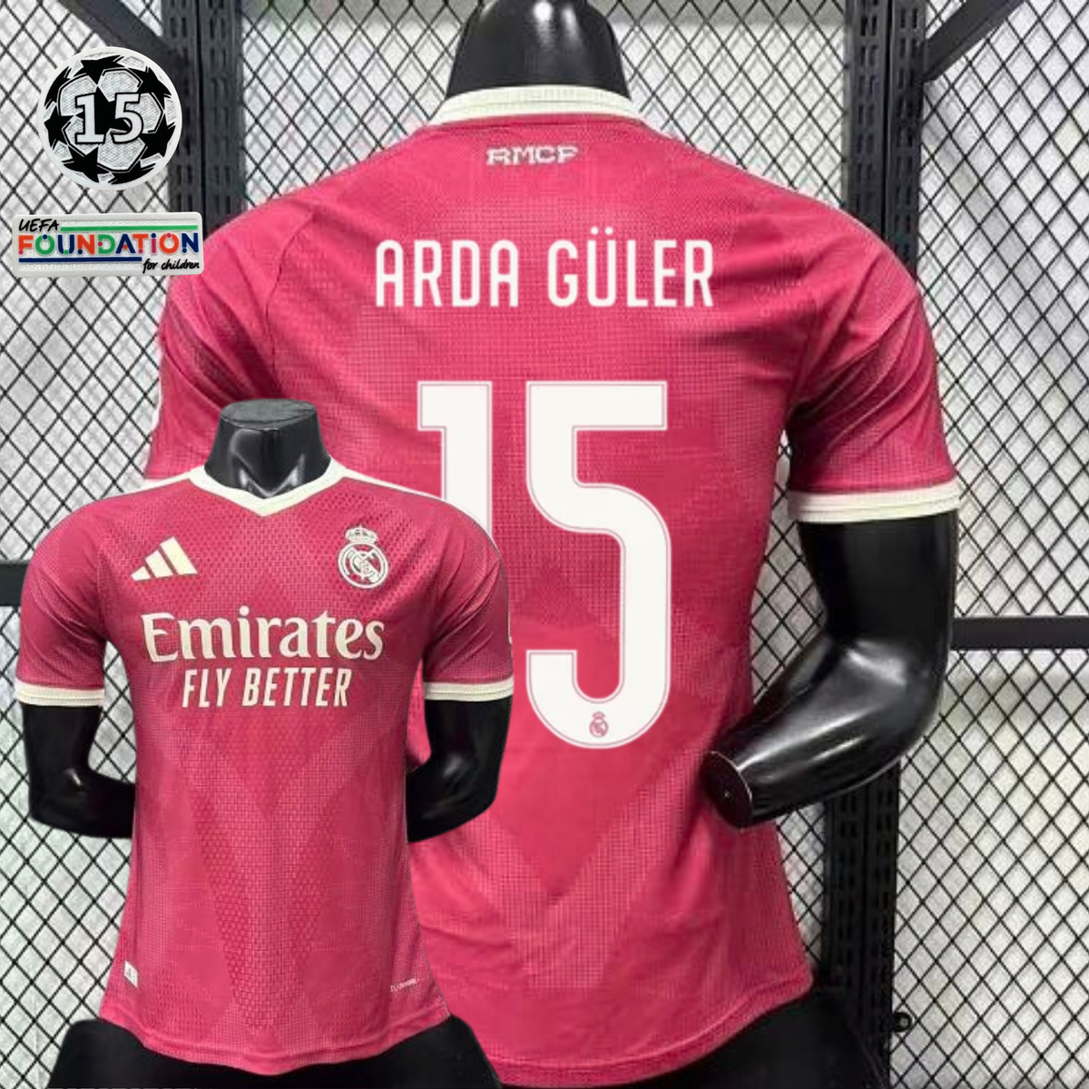 2026/27 Real Madrid Player Version Third Jersey #15 Arda Guler UCL Personalized