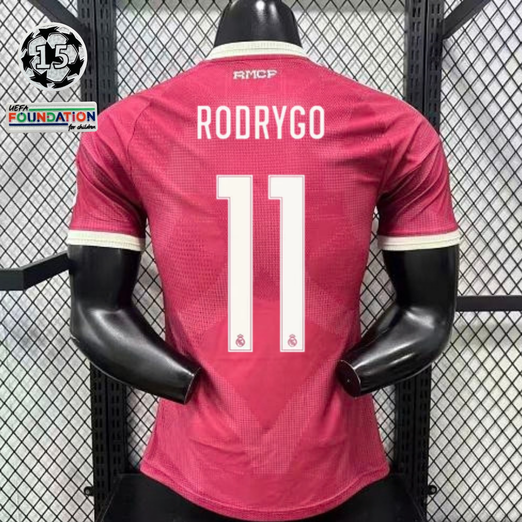 2026/27 Real Madrid Player Version Third Jersey #11 Rodrygo UCL Personalized