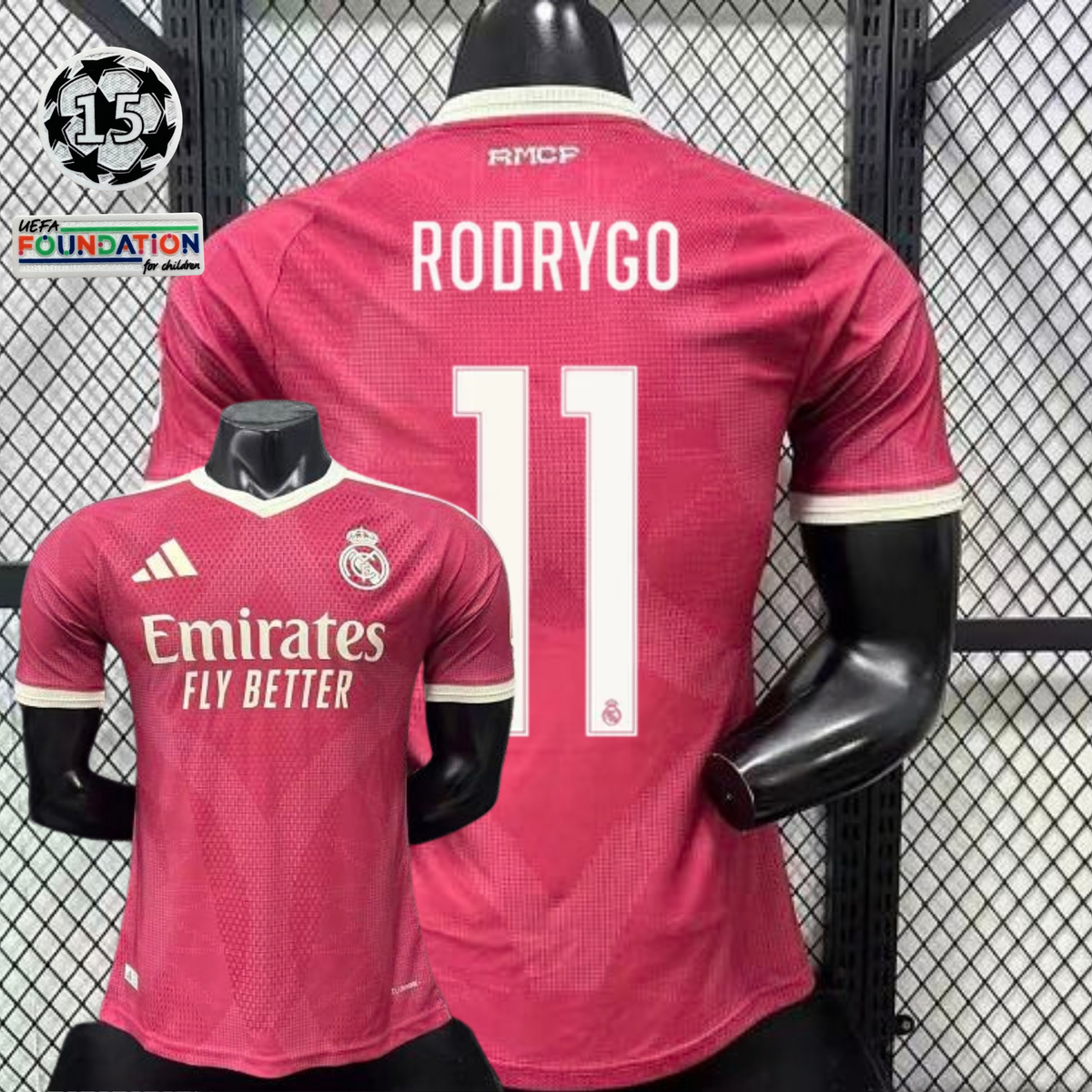 2026/27 Real Madrid Player Version Third Jersey #11 Rodrygo UCL Personalized