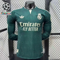 2026/27 Real Madrid Player Version Away Long Sleeve Jersey UCL Personalized