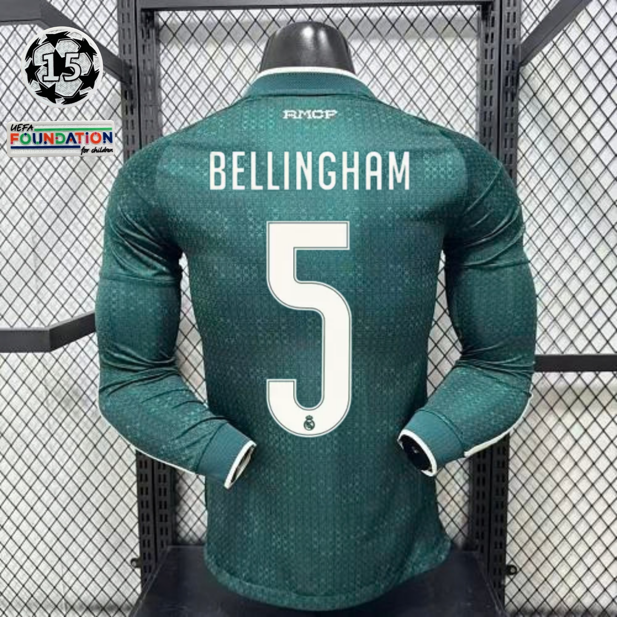 2026/27 Real Madrid Player Version Away Long Sleeve Jersey #5 Bellingham UCL Personalized