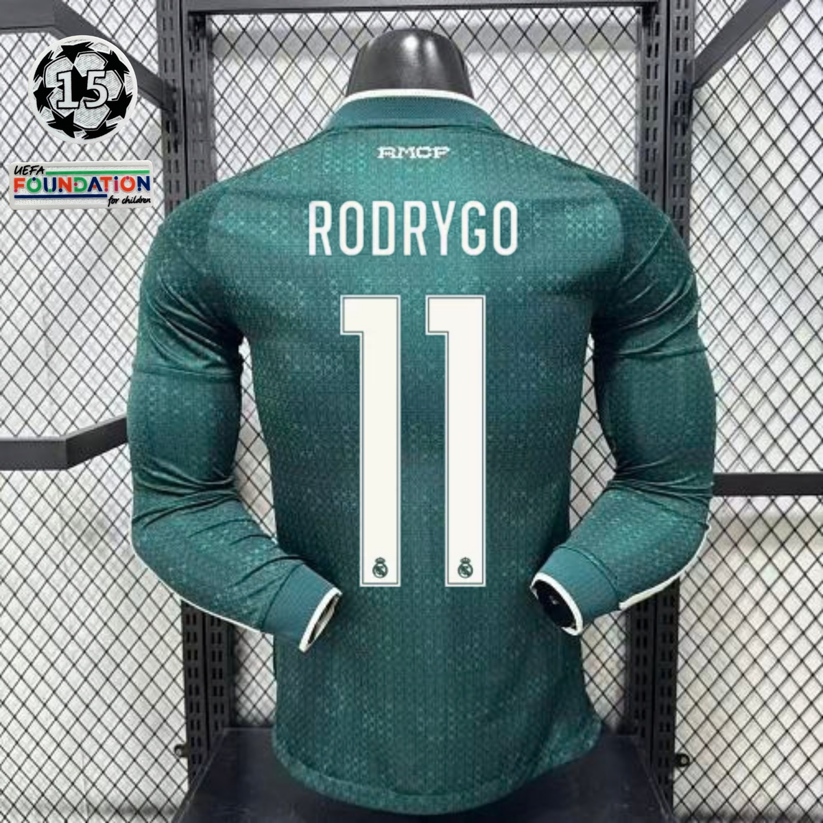 2026/27 Real Madrid Player Version Away Long Sleeve Jersey #11 Rodrygo UCL Personalized