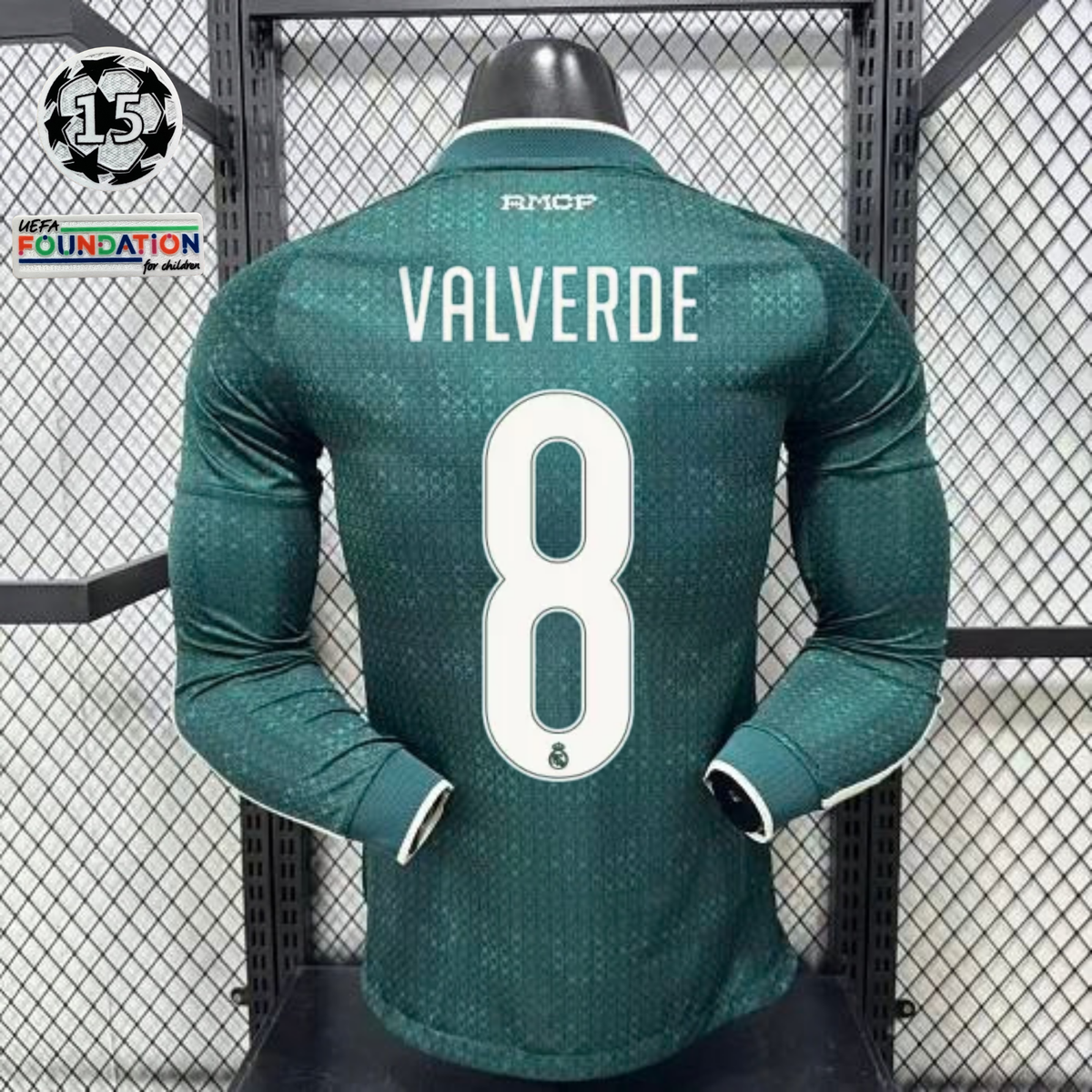 2026/27 Real Madrid Player Version Away Long Sleeve Jersey #8 Valverde UCL Personalized