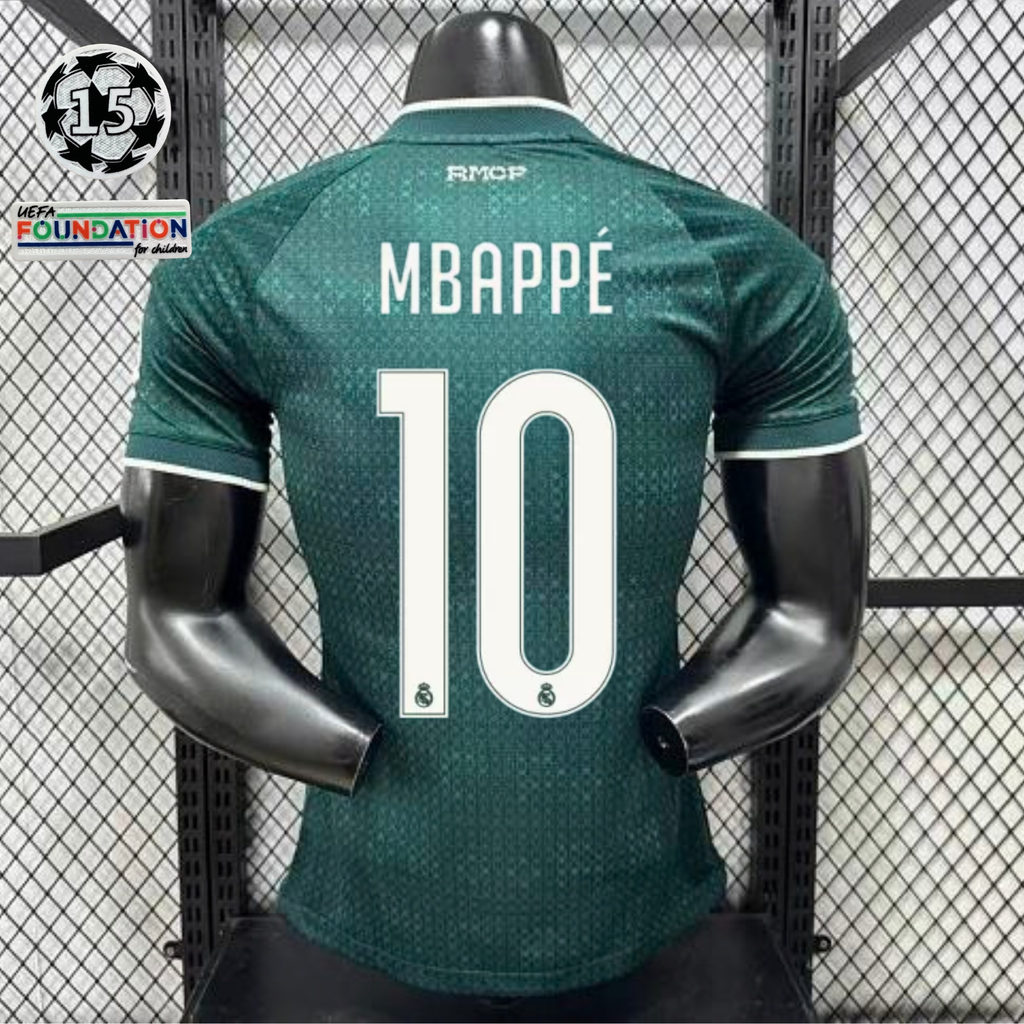 2026/27 Real Madrid Player Version Away Short Sleeve Jersey #10 Mbappe UCL Personalized