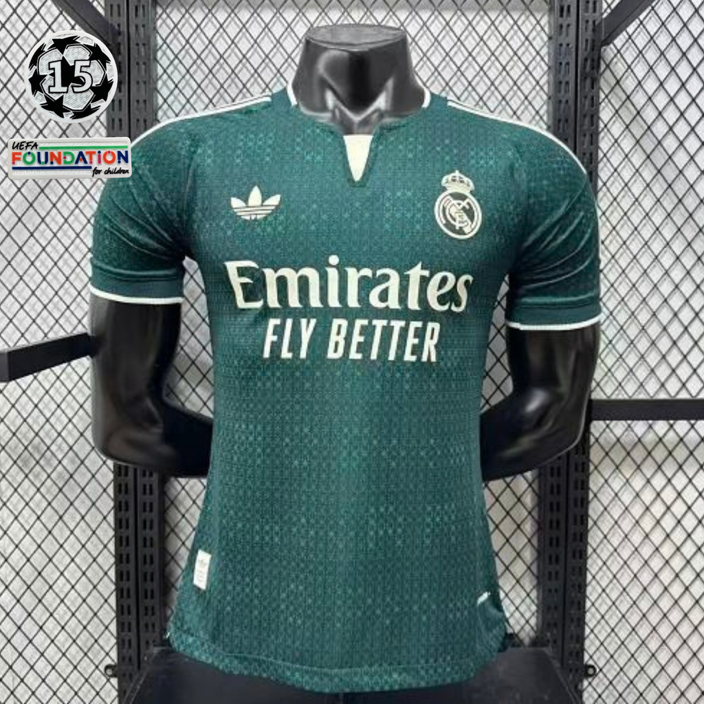 2026/27 Real Madrid Player Version Away Short Sleeve Jersey #10 Mbappe UCL Personalized