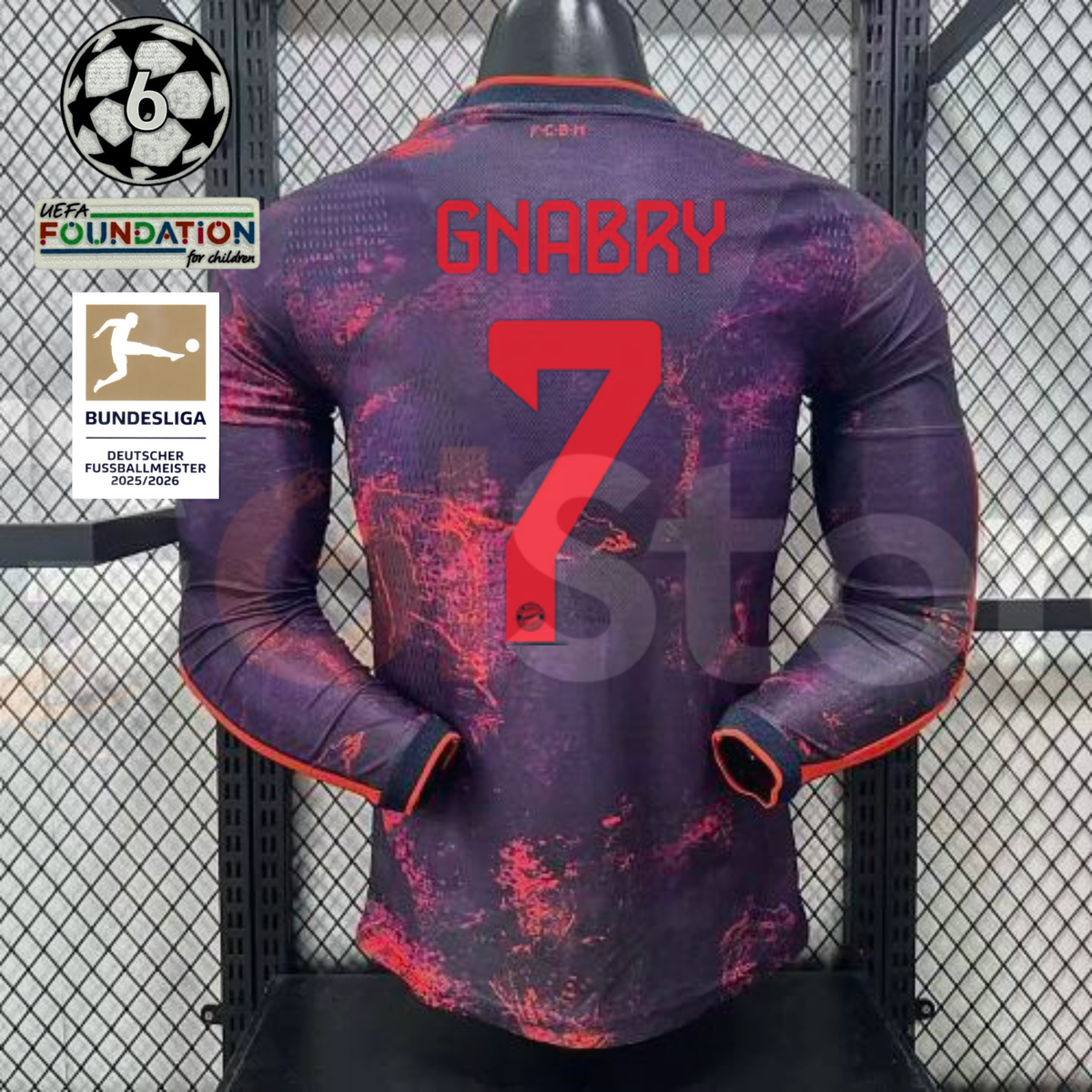 Bayern Munich 2026–2027 Third Long Sleeve Player Jersey – Gnabry #7