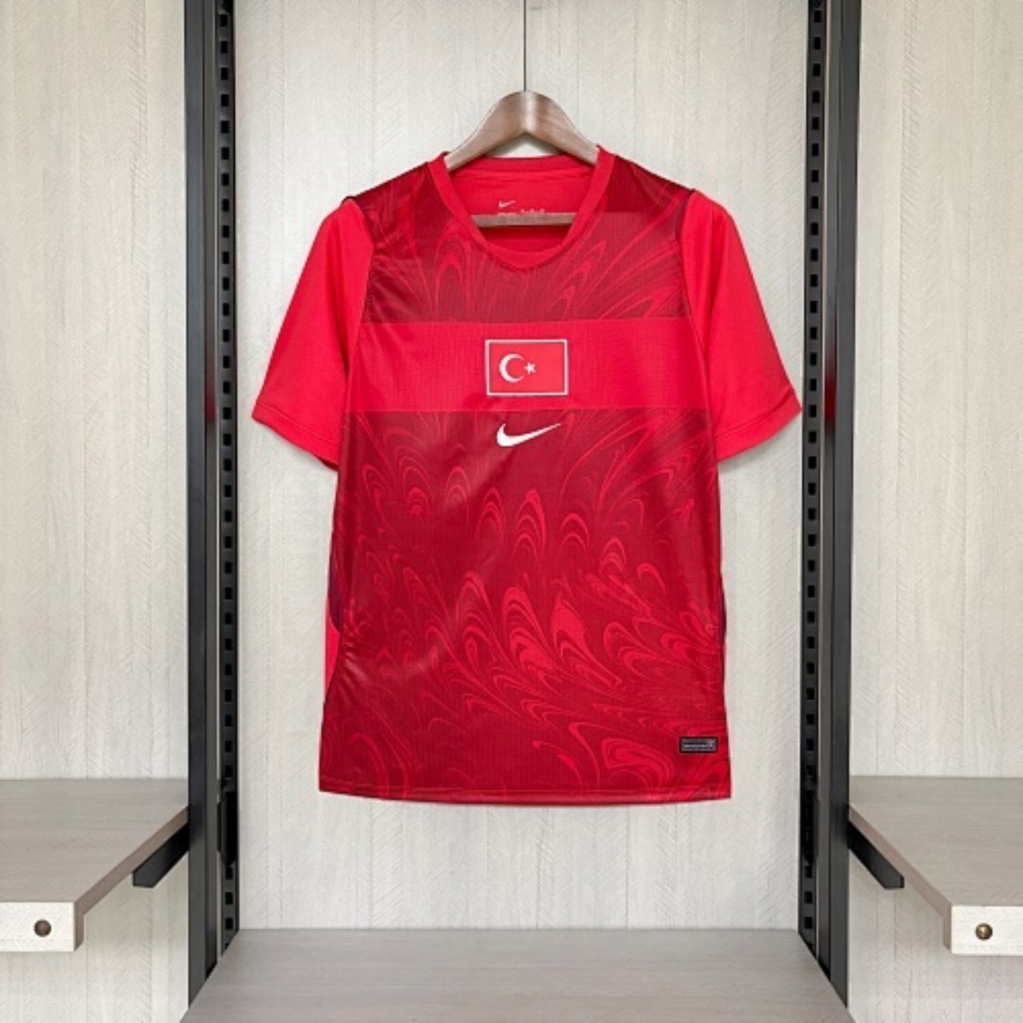 Maillot de football rouge turc – Nom et numéro personnalisés – Options Arda Güler, Çalhanoğlu, Kerem Aktürkoğlu – Maillot de football personnalisé