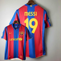 FC Barcelona 2007-08 Retro Home Jersey | #19 Lionel Messi | La Liga