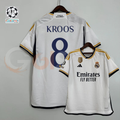 2023/24 Real Madrid Player Version Home White Jersey #8 Kroos UCL Personalized