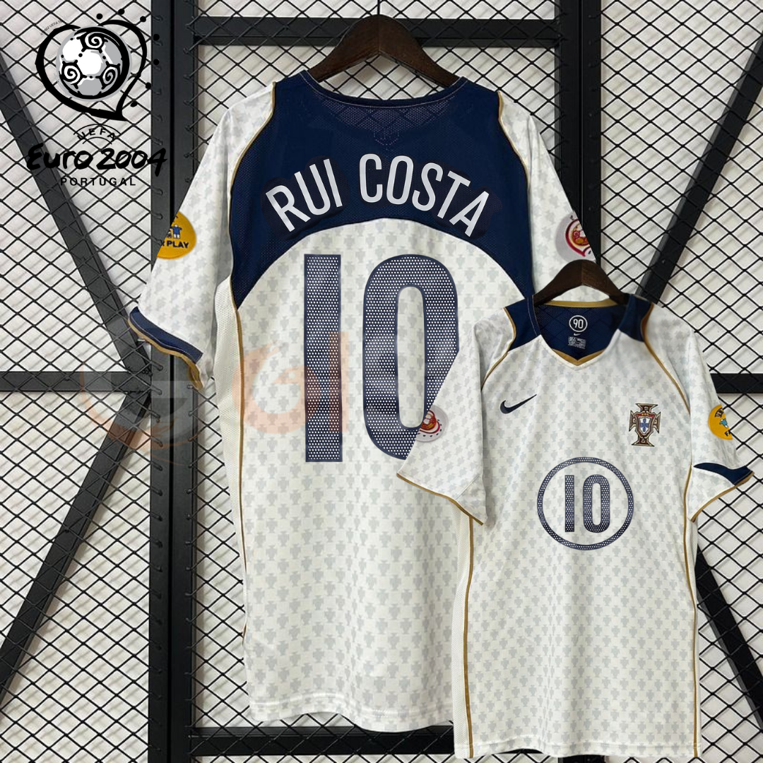 Portugal 2004 Away Jersey Rui Costa #10