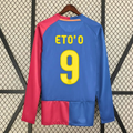 FC Barcelona 2008-09 Retro UCL Final Home Long Sleeve Jersey | #9 Samuel Eto'o