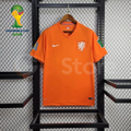 Netherlands 2014 Home Retro Jersey Personalized