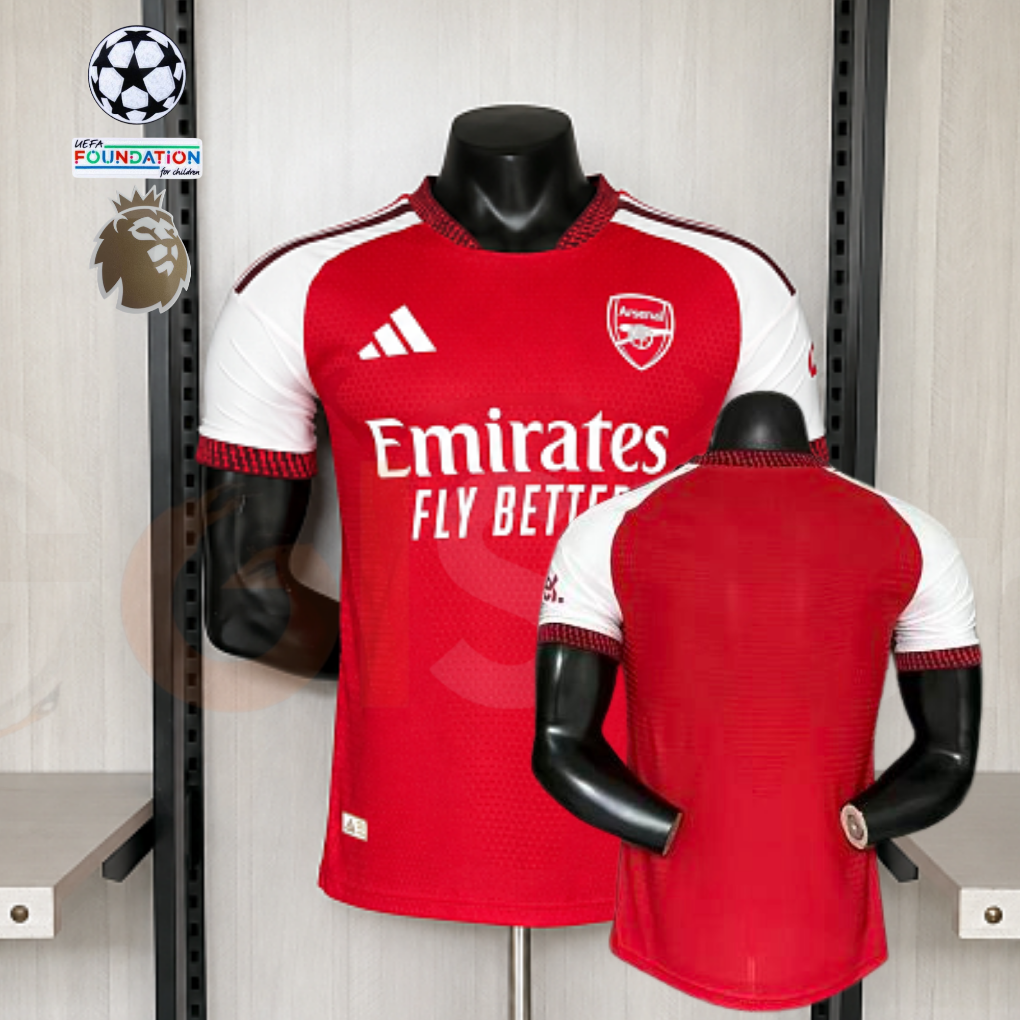 Arsenal 2025 2026 Home Soccer Jersey Blank Player Version Short Sleeve Football Shirt