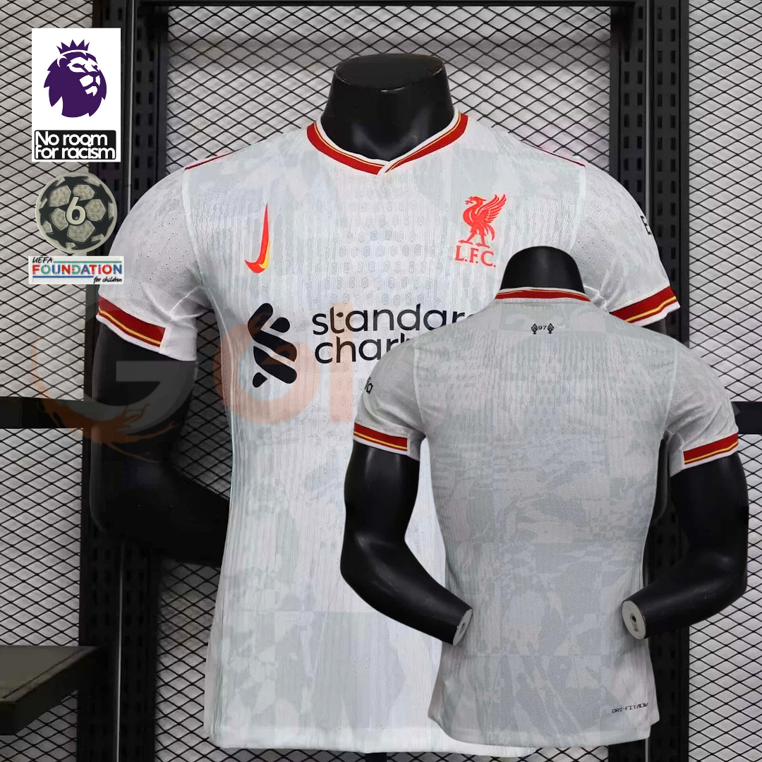 2024-2025 Liverpool Player Version Away Short Sleeve Jersey Personalized PL UCL Patch