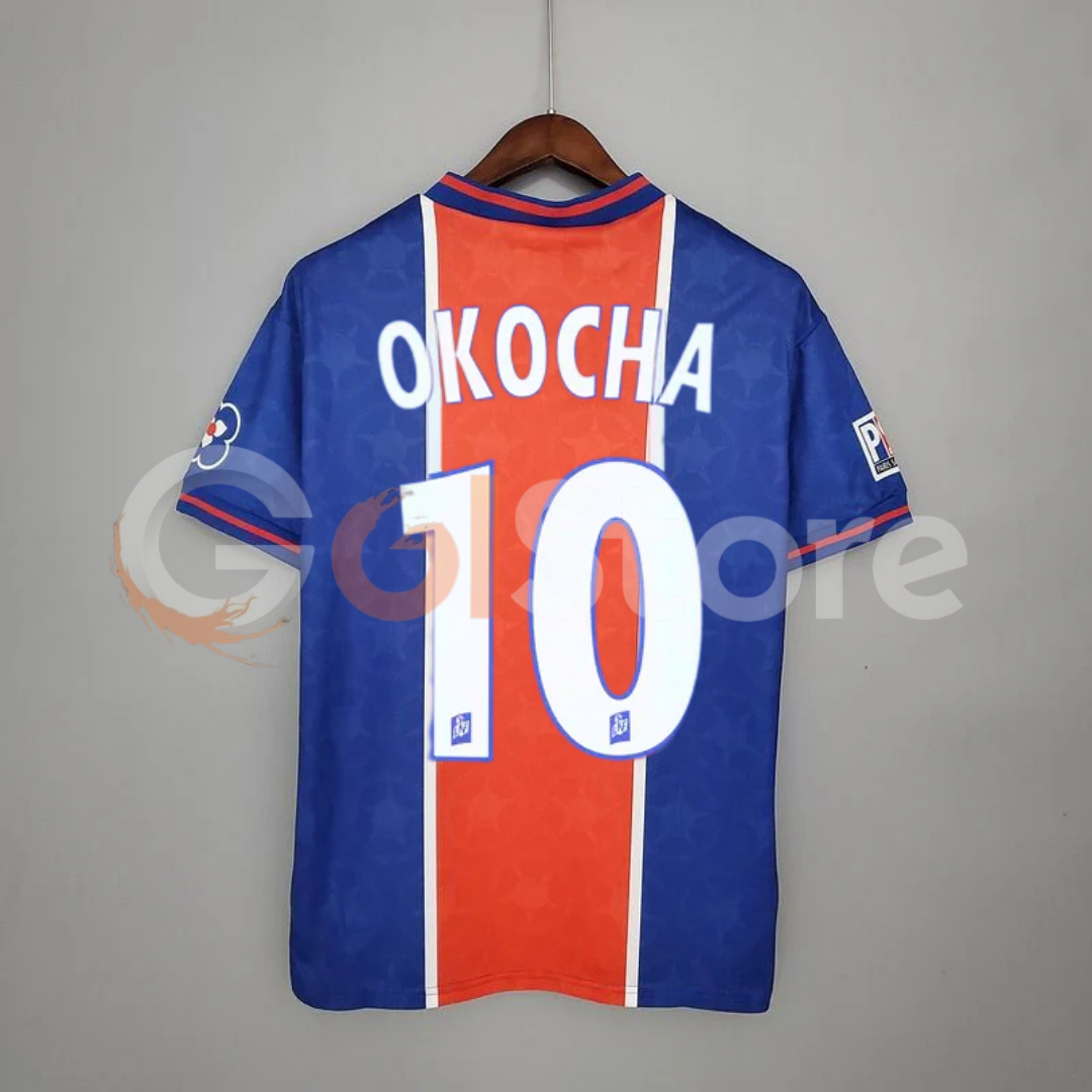 PSG 1995-96 Home Retro Jersey Okocha #10