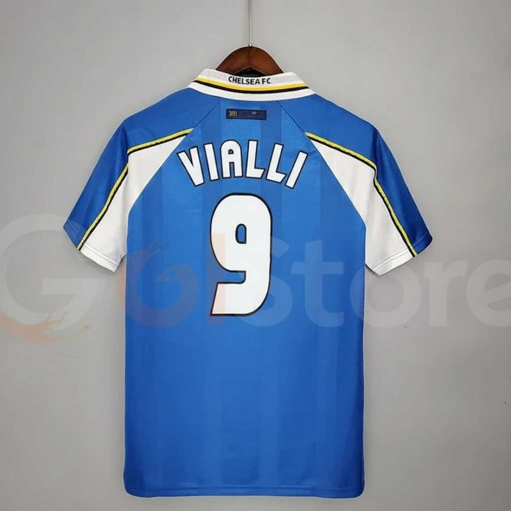 Chelsea FC 1997–1999 Retro Home Jersey – Vialli #9