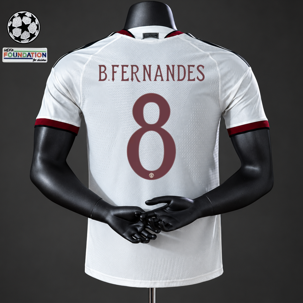 2026/27 Manchester United Third Away Jersey Player Version #8 B.Fernandes UCL
