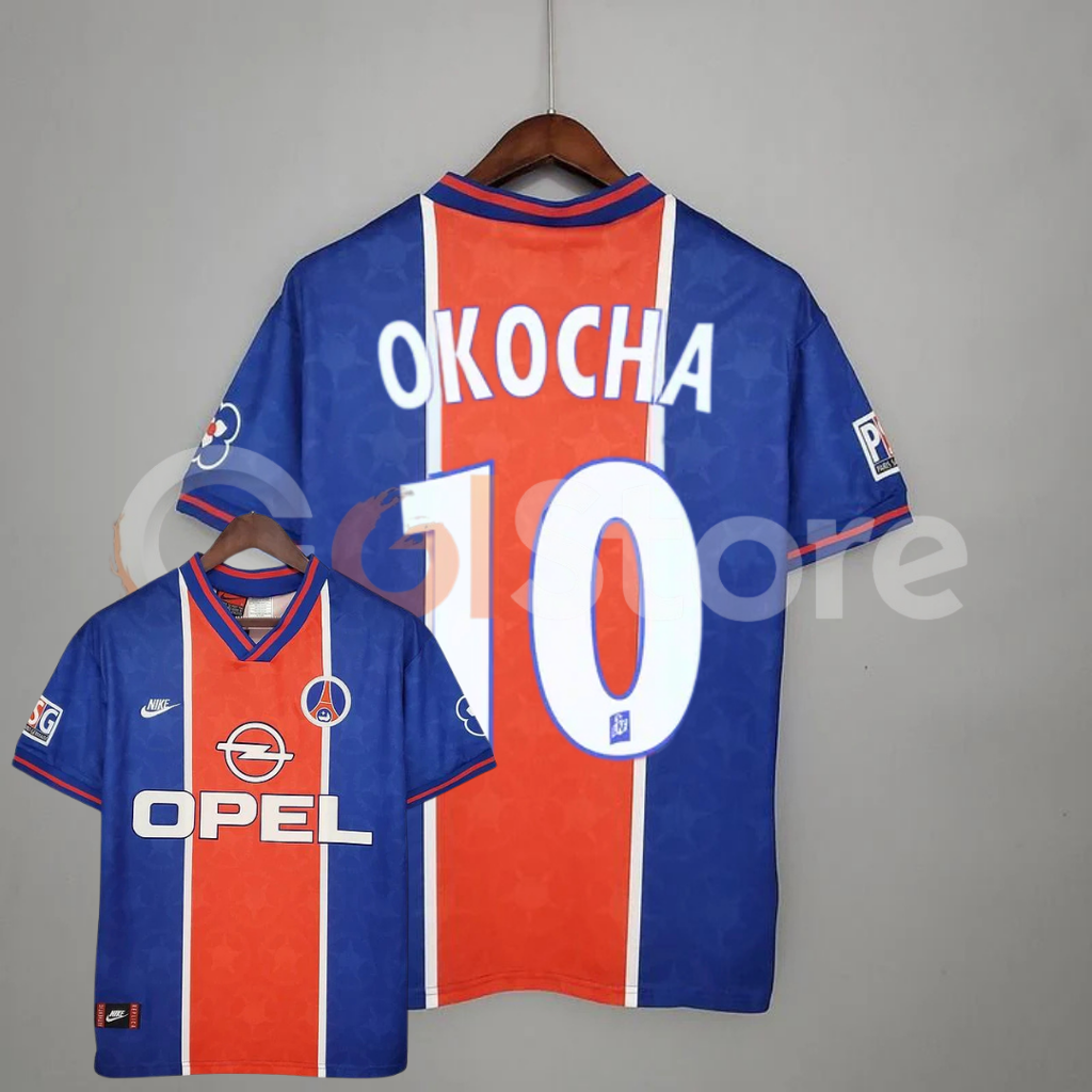 PSG 1995-96 Home Retro Jersey Okocha #10