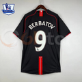 Manchester United 2007-2008 Retro Away Short Sleeve Jersey #9 Berbatov Personalized PL UCL Rare