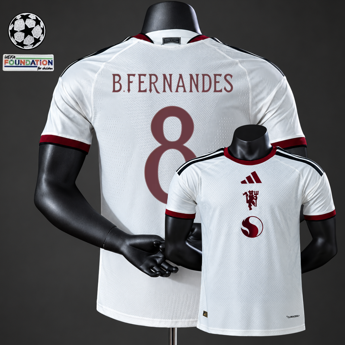 2026/27 Manchester United Third Away Jersey Player Version #8 B.Fernandes UCL