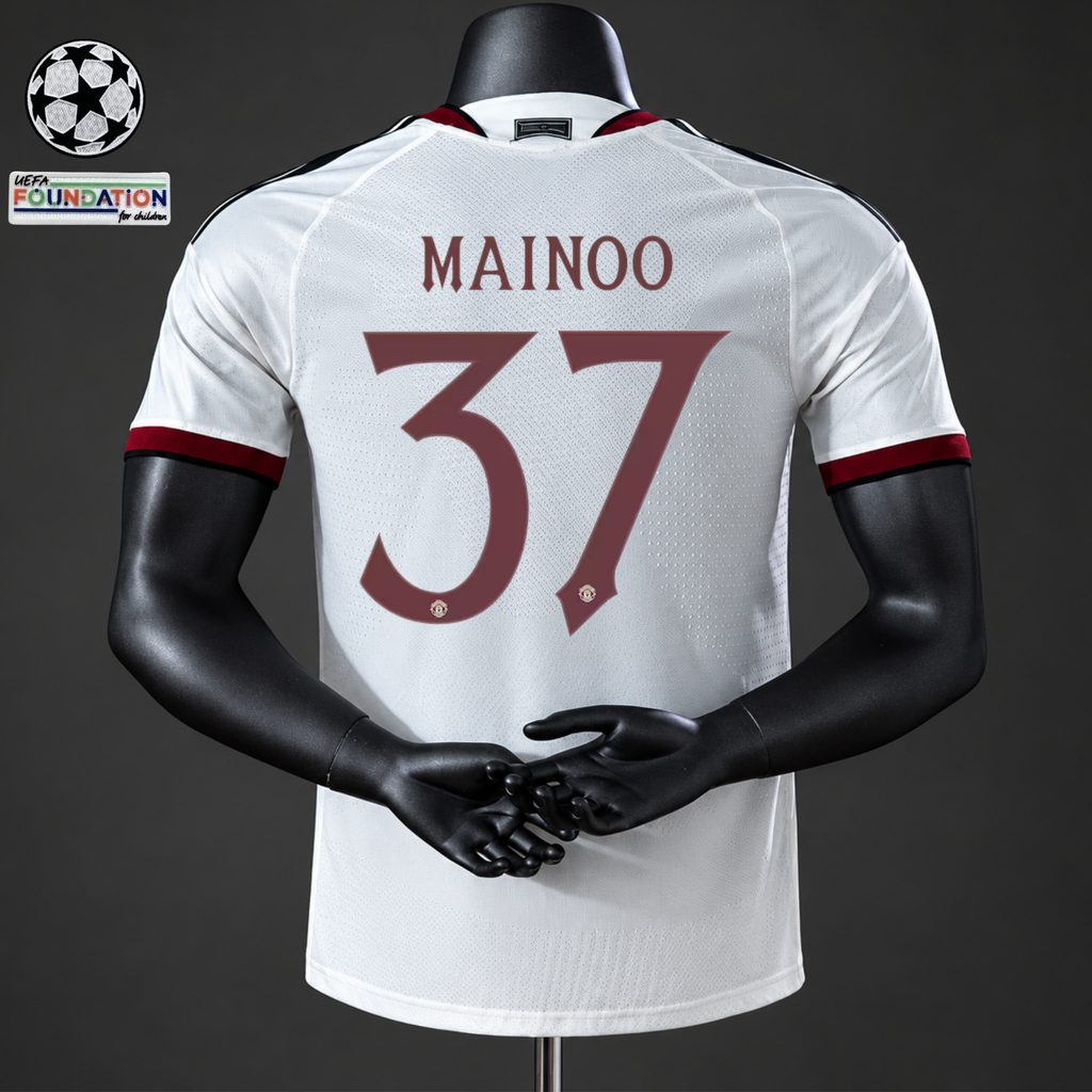 2026/27 Manchester United Third Away Jersey Player Version #37 Mainoo UCL