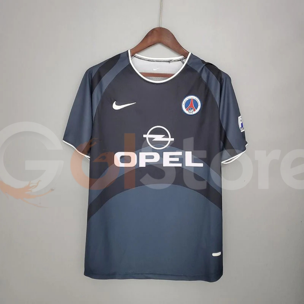PSG 2001-2002 Retro Third Away Short Sleeve Jersey #21 Ronaldinho Personalized Rare