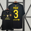 FC Barcelona 2011-12 Retro Black Away Jersey | #3 Gerard Piqué | La Liga & UCL