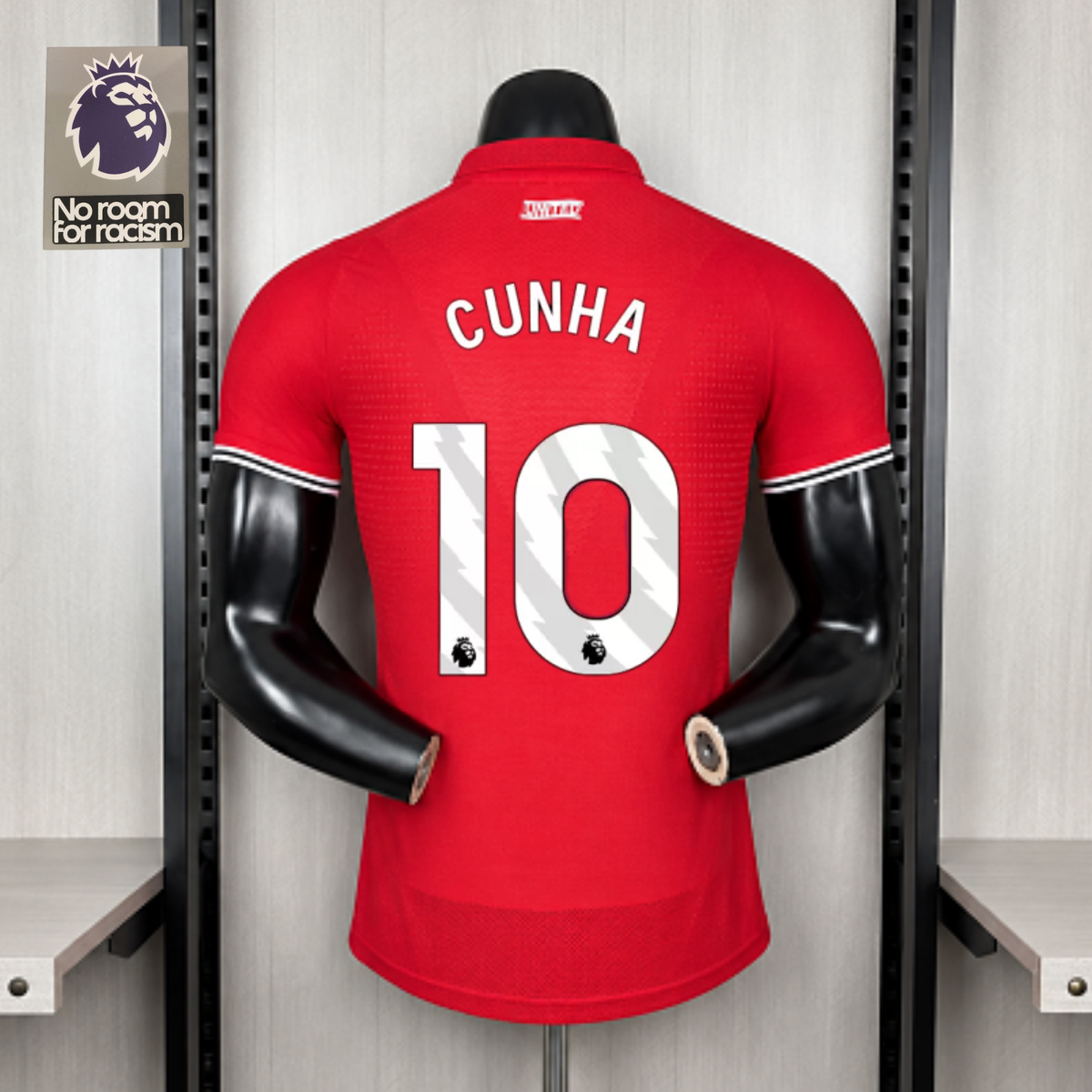 2026/27 Manchester United Home Jersey Player Version #10 Cunha