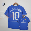 Manchester United 2002-2004 Retro Home Short Sleeve Jersey #10 Van Nistelrooy Personalized UCL Rare