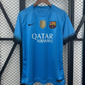 FC Barcelona 2015-16 Retro Blue Away Jersey | Custom Name & Number | La Liga & UCL
