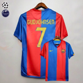 FC Barcelona 2006-07 Retro Home Jersey | #7 Eidur Gudjohnsen | UCL