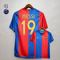 FC Barcelona 2006-07 Retro Home Jersey | #19 Lionel Messi | UCL